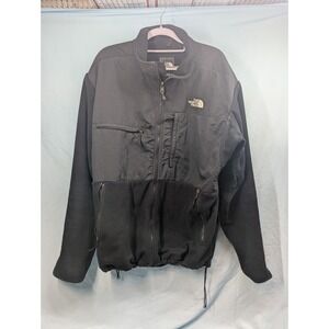 The North Face Denali Fleece Jacket Mens XL Black Full Zip Polartec Coat